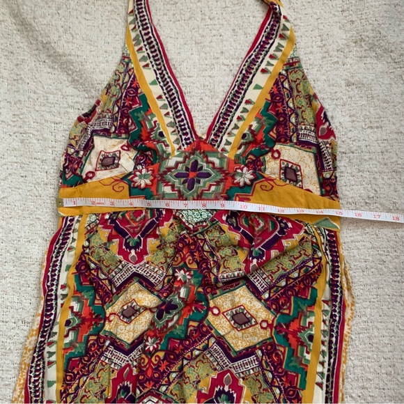 Forever 21 colorful halter maxi dress - Picture 9 of 12